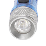 Keychain Flashlight Long Range Super Bright LED Flashlight USB Rechargeable Mini Flashlight for Outdoor M300 Non Fluorescent Blue