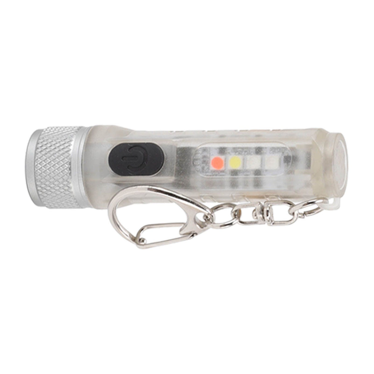 Strong Light Mini Keychain Flashlight Outdoor Portable Super Bright Multifunction LED Flashlight USB Rechargeable Fluorescent Model