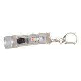 Strong Light Mini Keychain Flashlight Outdoor Portable Super Bright Multifunction LED Flashlight USB Rechargeable Fluorescent Model - 45-Degree Angle
