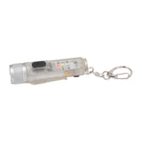 Strong Light Mini Keychain Flashlight Outdoor Portable Super Bright Multifunction LED Flashlight USB Rechargeable Fluorescent Model - Low Angle