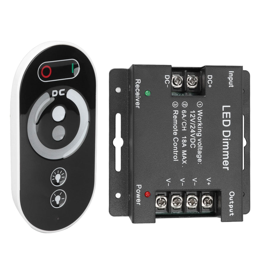 Wireless LED Dimmer RF Touch LED Light Controller Remote Dimming Controller DC 12V 24V for LED Strip Light