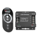 Wireless LED Dimmer RF Touch LED Light Controller Remote Dimming Controller DC 12V 24V for LED Strip Light - Top-Down View
