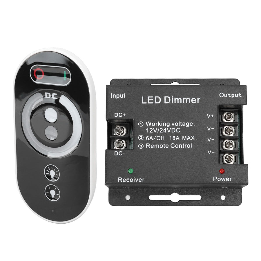 Wireless LED Dimmer RF Touch LED Light Controller Remote Dimming Controller DC 12V 24V for LED Strip Light