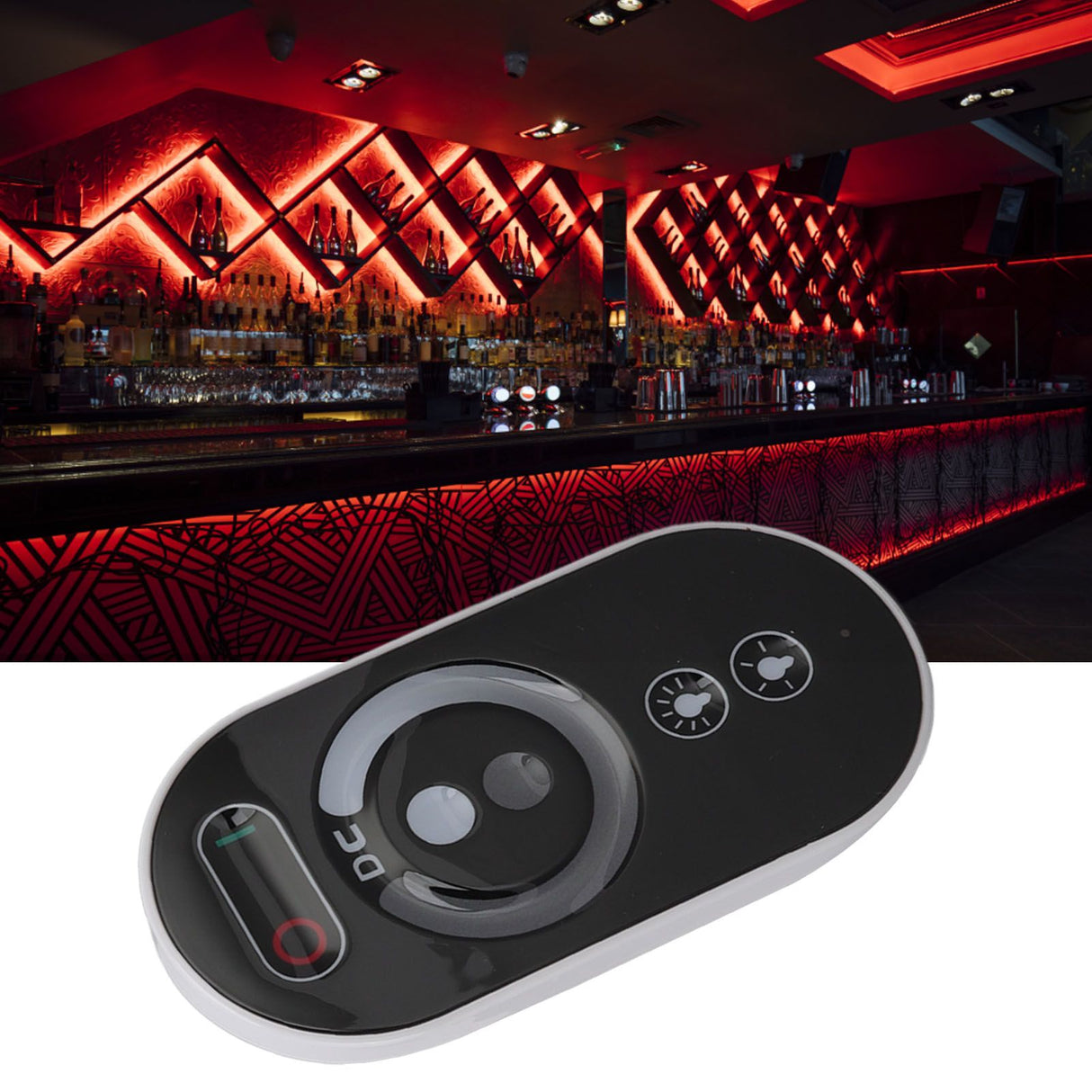 RF LED Remote Controller Wireless Intelligent Touch RGB Dimmer for LED Strip Light 18A DC12‑24V