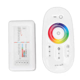 2.4G Wireless RF Touch Dimmer Switch 7 Color RGBW Dimming LED RGB Strip Light Controller DC12 to 24V - Front View