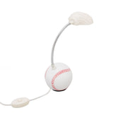 LED Table Lamp Baseball Base Seashell Shape Light Head Soft Light Portable USB Mini Desk Lamp for Home School Office
