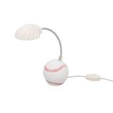 LED Table Lamp Baseball Base Seashell Shape Light Head Soft Light Portable USB Mini Desk Lamp for Home School Office - Close-Up Angle