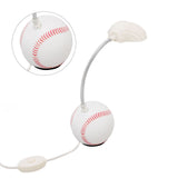 LED Table Lamp Baseball Base Seashell Shape Light Head Soft Light Portable USB Mini Desk Lamp for Home School Office