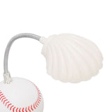 LED Table Lamp Baseball Base Seashell Shape Light Head Soft Light Portable USB Mini Desk Lamp for Home School Office - Extra Image