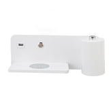 LED Wall Light USB Interface Wireless Charging LED Wall Lamp for Living Room Bedroom 85‑265V White Right