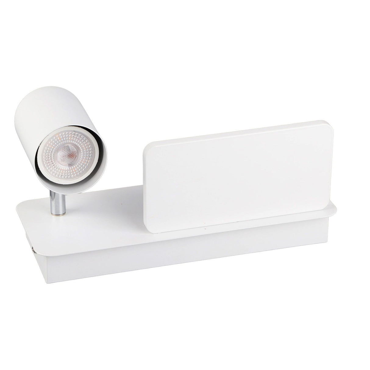 LED Wall Light USB Interface Wireless Charging LED Wall Lamp for Living Room Bedroom 85‑265V White Left
