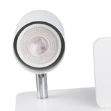 LED Wall Light USB Interface Wireless Charging LED Wall Lamp for Living Room Bedroom 85‑265V White Left