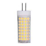 2Pcs LED Corn Bulb Natural Light Ceramic G8 102LED 10W Dimmable LED Corn Bulb for Hanging Lamps Suction Lamps AC100‑120V