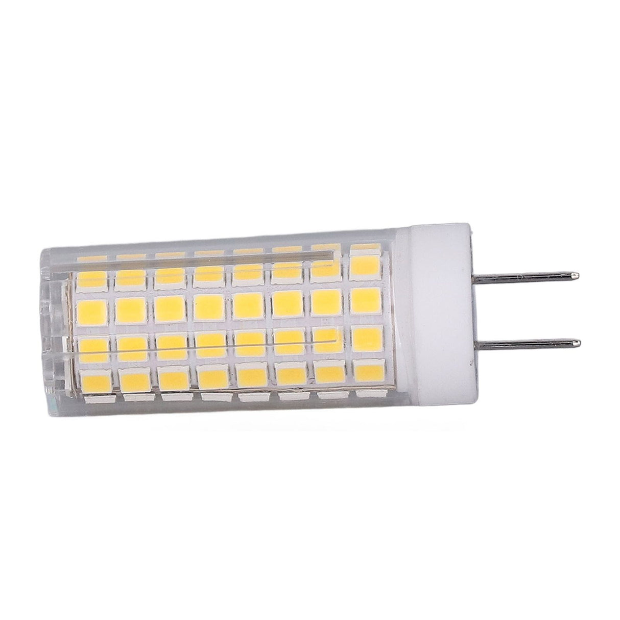 2Pcs LED Corn Bulb Natural Light Ceramic G8 102LED 10W Dimmable LED Corn Bulb for Hanging Lamps Suction Lamps AC100‑120V
