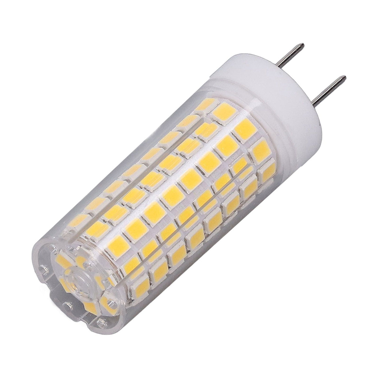 2Pcs LED Corn Bulb Natural Light Ceramic G8 102LED 10W Dimmable LED Corn Bulb for Hanging Lamps Suction Lamps AC100‑120V