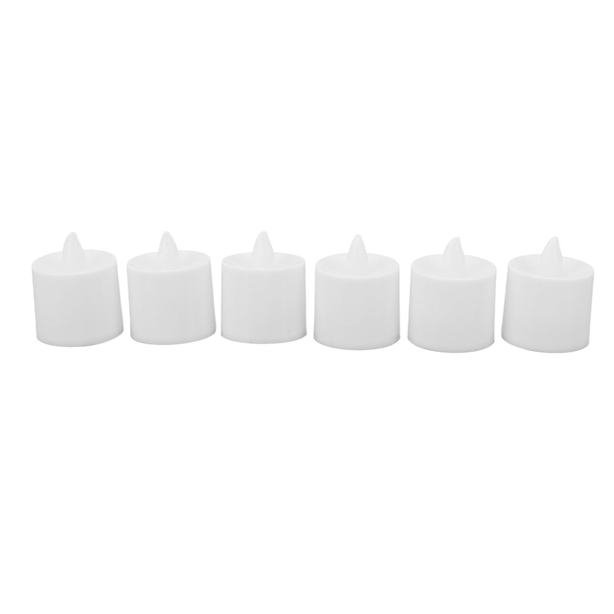 12Pcs LED Candle Light Cylindrical Shape Electronic Flameless LED Candle Lamp for Holiday Wedding Party