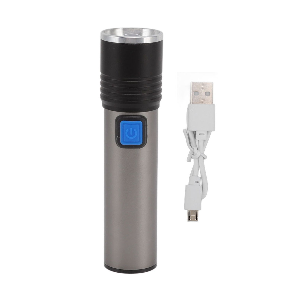 365nm UV Flashlight USB Rechargeable LED Mini Portable Handheld Torch Detector for Pet Urine Counterfeit Money Jade