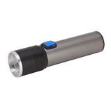 365nm UV Flashlight USB Rechargeable LED Mini Portable Handheld Torch Detector for Pet Urine Counterfeit Money Jade - Rear View
