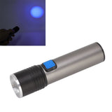 365nm UV Flashlight USB Rechargeable LED Mini Portable Handheld Torch Detector for Pet Urine Counterfeit Money Jade - Extra Image