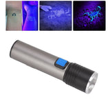 365nm UV Flashlight USB Rechargeable LED Mini Portable Handheld Torch Detector for Pet Urine Counterfeit Money Jade - Extra Image