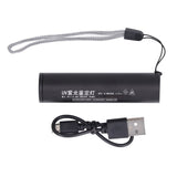 Ultraviolet Flashlight Rechargeable Mini 365nm Black Light Flashlight for Counterfeit Money Pet Urine Detection