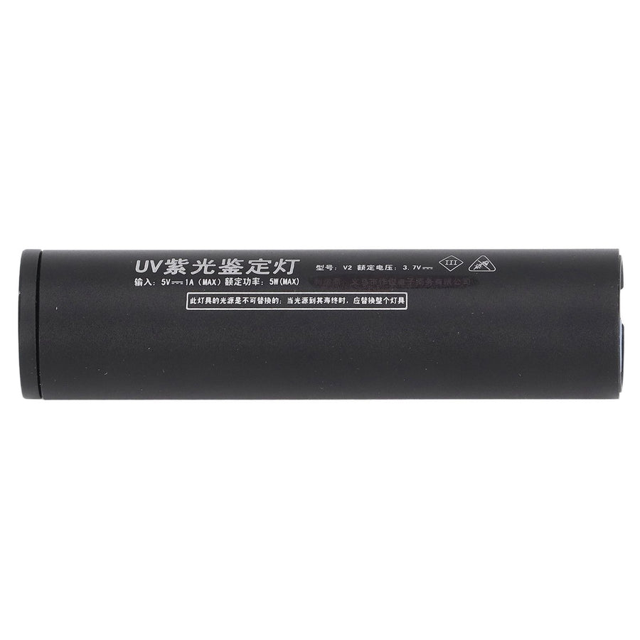 Ultraviolet Flashlight Rechargeable Mini 365nm Black Light Flashlight for Counterfeit Money Pet Urine Detection
