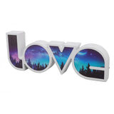 Love Letter Light LED USB and Battery Power Supply White Light Love Sign Decorations Light for Birthday Festival Forest