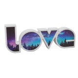 Love Letter Light LED USB and Battery Power Supply White Light Love Sign Decorations Light for Birthday Festival Forest