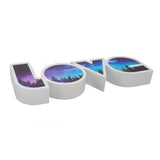 Love Letter Light LED USB and Battery Power Supply White Light Love Sign Decorations Light for Birthday Festival Forest - Low Angle
