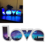 Love Letter Light LED USB and Battery Power Supply White Light Love Sign Decorations Light for Birthday Festival Forest - Extra Image