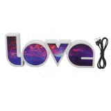 Love Letter Light LED USB and Battery Power Supply White Light Love Sign Decorations Light for Birthday Festival Milky Way