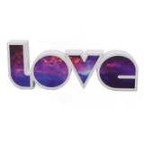 Love Letter Light LED USB and Battery Power Supply White Light Love Sign Decorations Light for Birthday Festival Milky Way - Front View