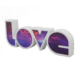 Love Letter Light LED USB and Battery Power Supply White Light Love Sign Decorations Light for Birthday Festival Milky Way - Side View