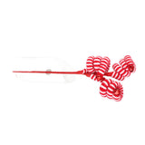 Christmas Candy Canes Wool Christmas Candy Cane Hanging Ornaments - Front View