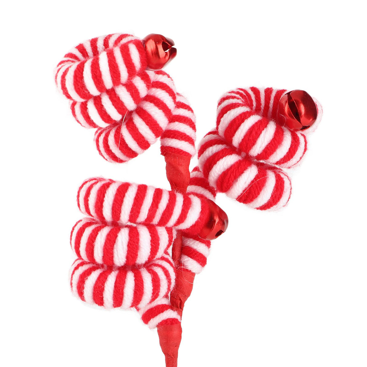 Christmas Candy Canes Wool Christmas Candy Cane Hanging Ornaments