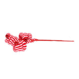 Christmas Candy Canes Wool Christmas Candy Cane Hanging Ornaments - Close-Up Angle