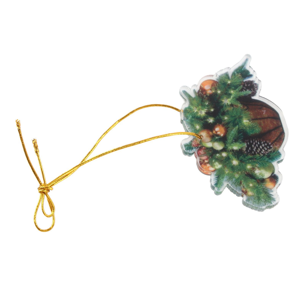 Christmas Acrylic Christmas Tree Pendant Decoration Basket