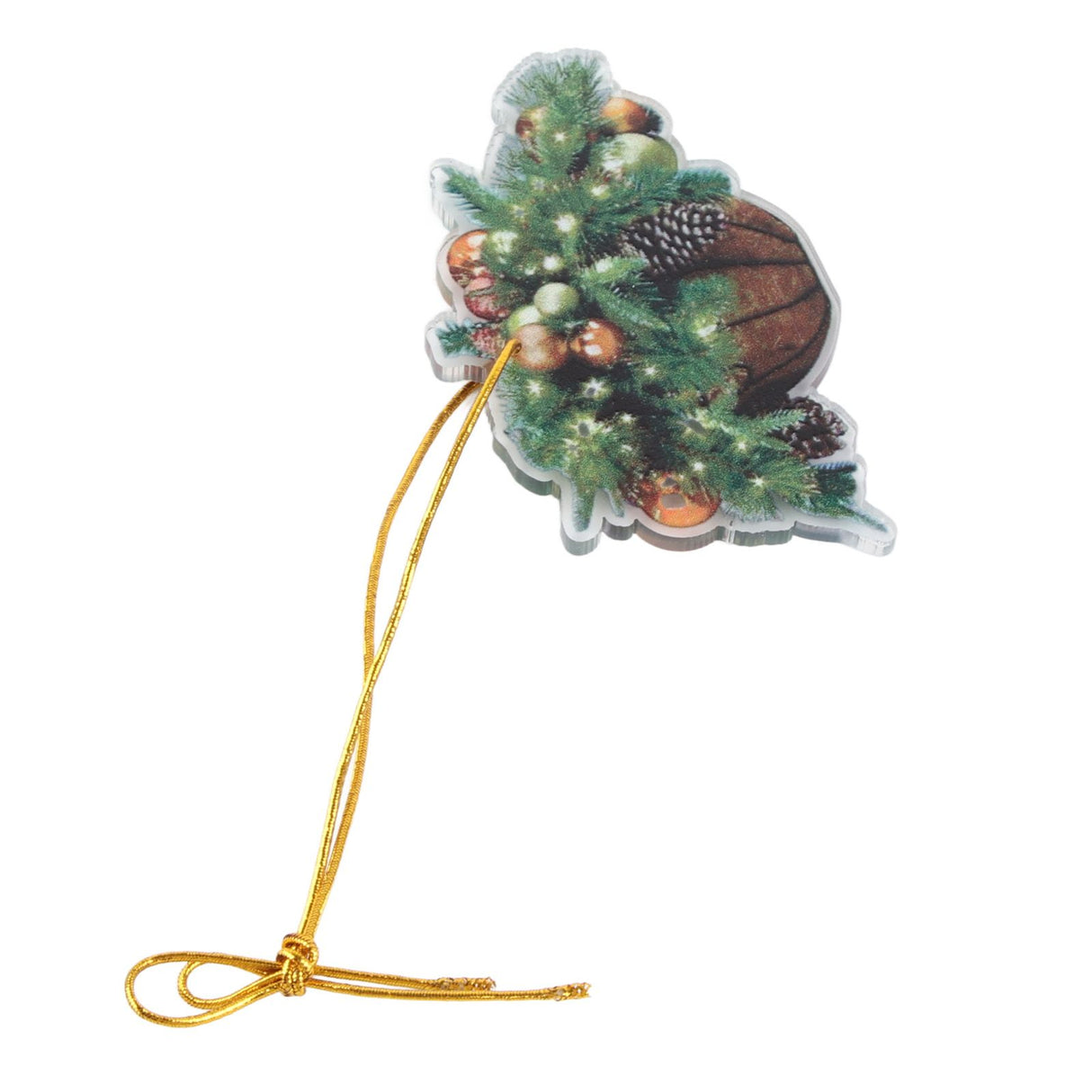 Christmas Acrylic Christmas Tree Pendant Decoration Basket