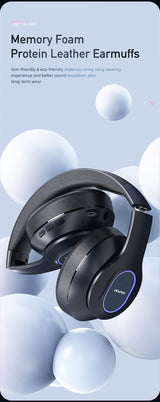 AWEI A100BL Foldable Bluetooth Over‑Ear Headphones, HiFi Stereo，black - Extra Image