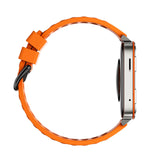 AI-WATCH2 Full Touch Screen Smart Fitness Watch for Men Women，orange - Top-Down View