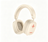 AWEI AT6 Wireless Bluetooth Over‑Ear Headphones, 40mm Driver Stereo Headset, beige