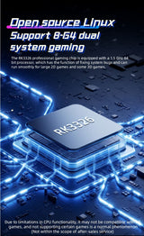 DC35V Retro Handheld Game Console, 3.5‑Inch IPS Screen Open Source Linux System，gray - Extra Image