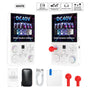 DC40V Retro Handheld Game Console, 4 Inch IPS Display, 64GB 20000+ Preloaded Retro Games，white
