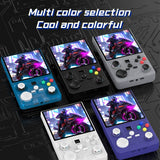 DC40V Retro Handheld Game Console, 4 Inch IPS Display, 64GB 20000+ Preloaded Retro Games，white