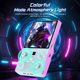 DC40V Retro Handheld Game Console, 4 Inch IPS Display, 64GB 20000+ Preloaded Retro Games，white