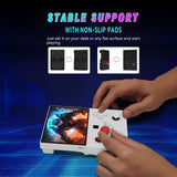 DC45V Retro Handheld Game Console, 4.5‑Inch HD IPS Full View Screen，translucent white