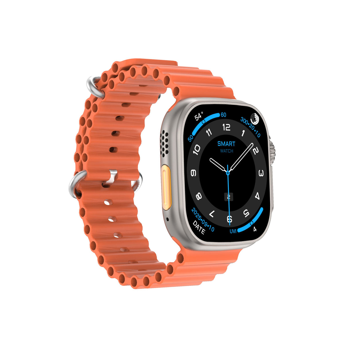 DT Ultra 4 Smart Watch Full Touch Screen Fitness Tracker for Men Women，Orange