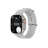 DT Ultra 4 Smart Watch Full Touch Screen Fitness Tracker for Men Women，White