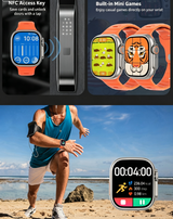 DT8-Ultra Large Screen Smart Watch,orange