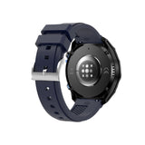 DTG1 GPS Smart Watch, AMOLED Touchscreen, 860mAh Battery, 3ATM Waterproof, Bluetooth Call,Blue - Side View
